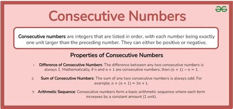 consecutive even number|Consecutive Numbers in Maths .